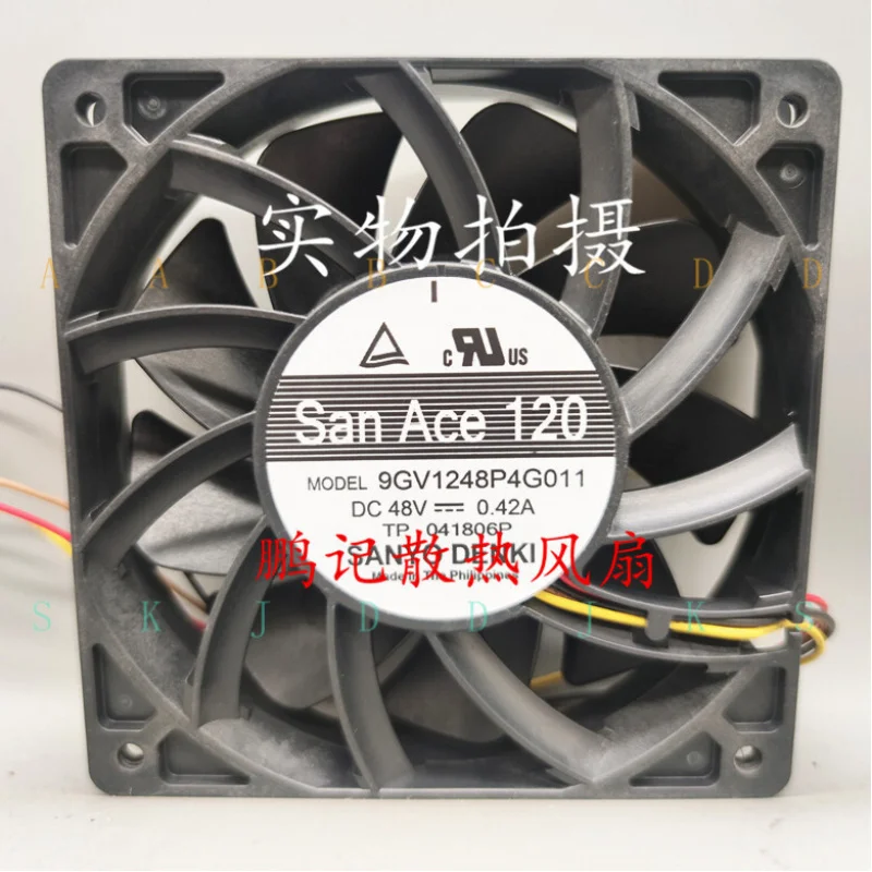 

M 1 pcs SANYO SANACE120 9GV1248P4G011 48V 0.42A four-wire PWM cooling fan