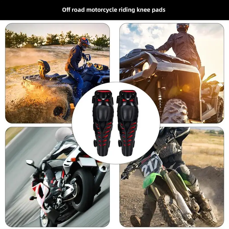 Motorcycle Knee Shin Guard Dirt Bike Knee Guards Motocross Shin Pads Protector Dirt Bike Knee Guards Knee Cap Pads For Racing