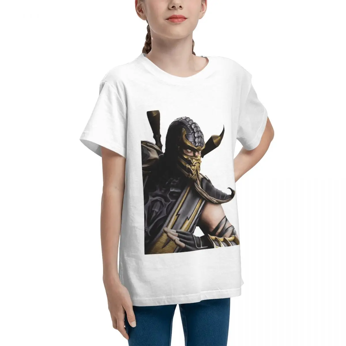 Teeanger Basic Short Sleeve T-Shirt Scorpion Moral Komabat 9 Stance For SexyHigh grade Tees Unique Funny Teenagers