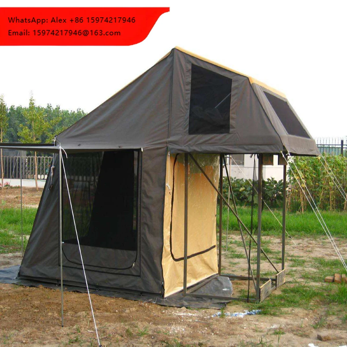 Top Quality Hot Sale Car Telescopic Ladder Roof Top Tent