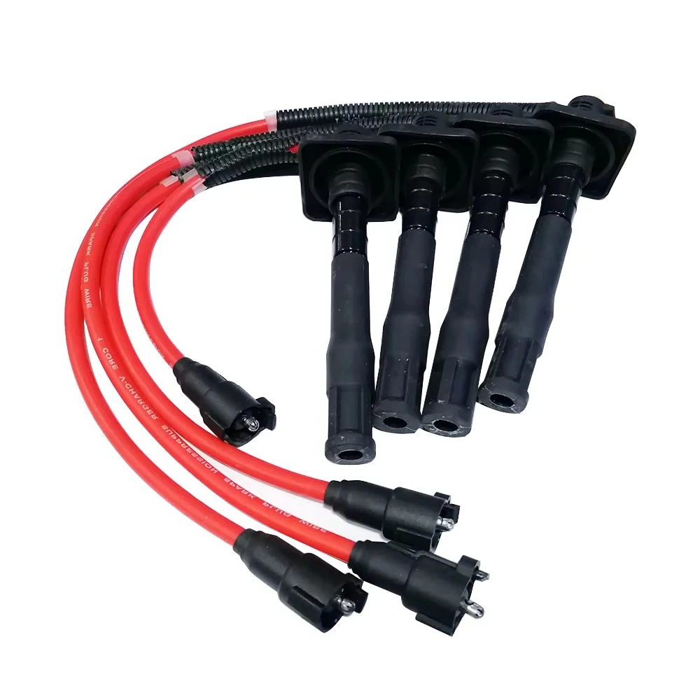 Cable Kit Spark Plug Wire ignition cable 90919-22386 90919-22400 3SFE 4SFE 5SFE For Toyota Camry  Mark II RAV4 Vista