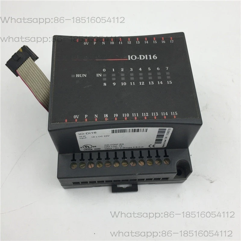 Digital input expansion module IO-DI16 is in good condition and is in stock.