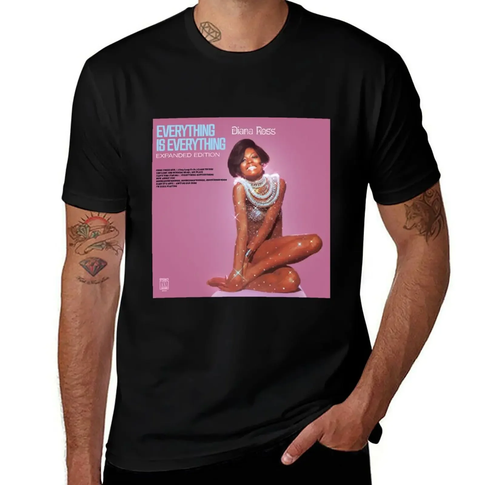 

Diana Ross everything is everything T-Shirt rapper graphic tees luxury clothing labubu luxury designer men t shirt