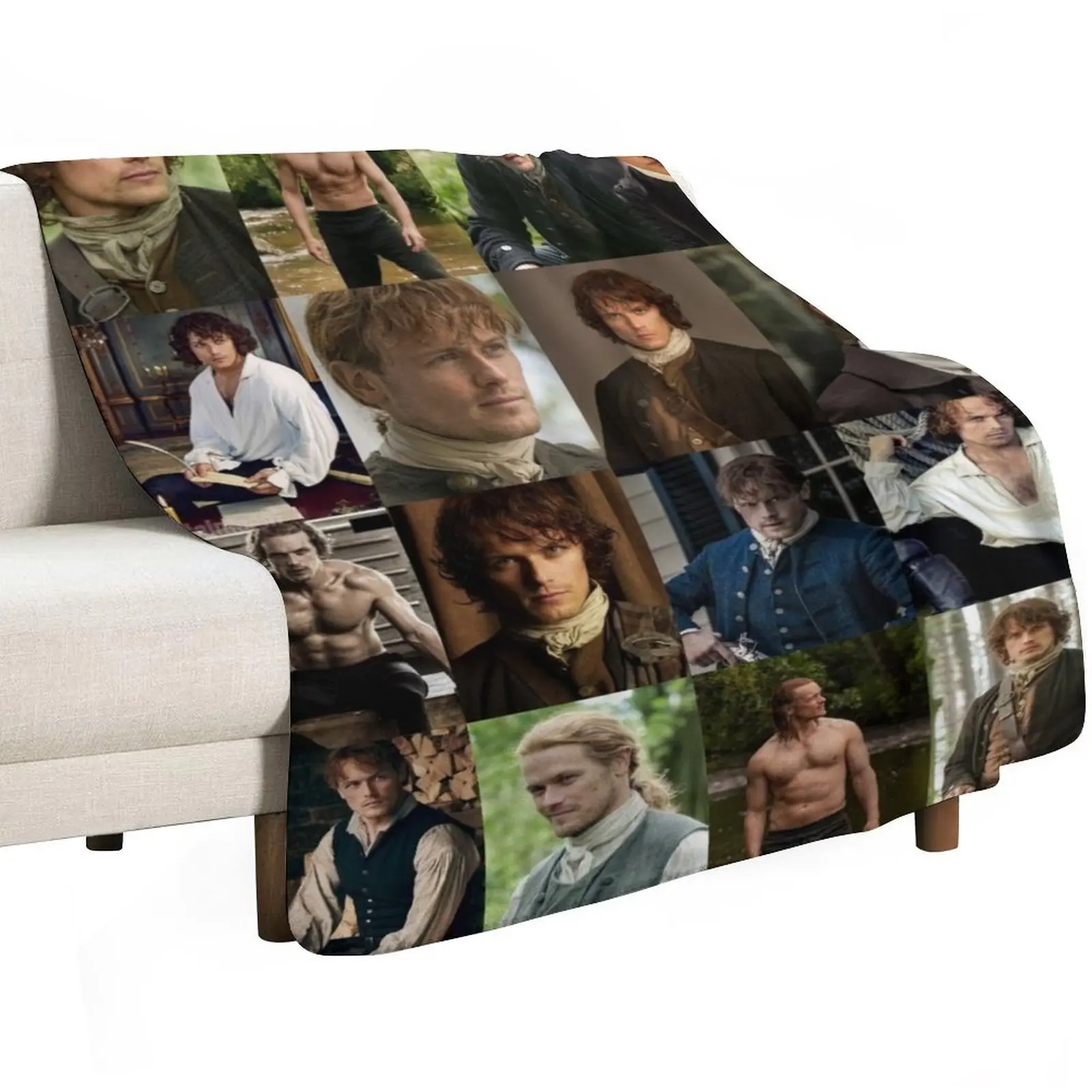 Sam Heughan Throw Blanket Warm Comfortable Blanket for Office Napping