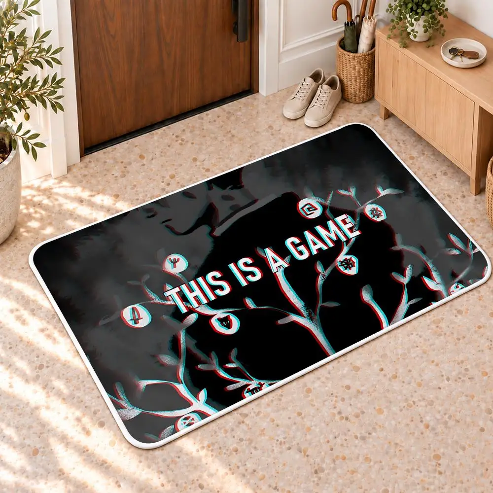 Anime The Magnus A-Archives Floor Mat Flannel Rug Soft Non Slip Door Mat For Bathroom Bedroom Kitchen Living Room Home Decor
