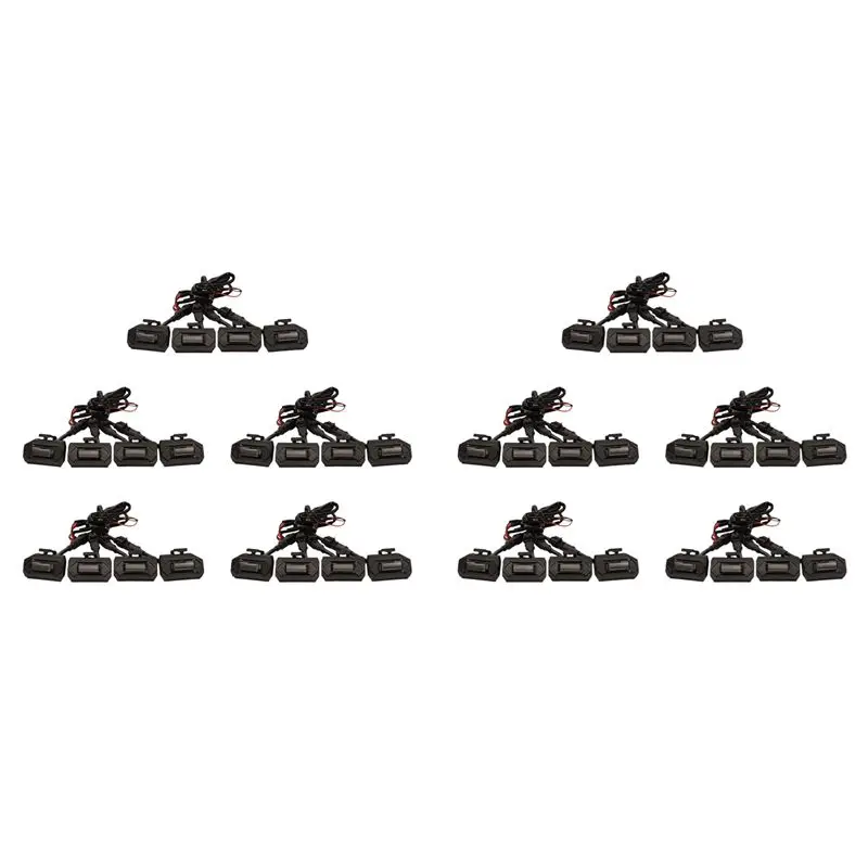 40PCS LED Front Grill Lights For Toyota Tacoma Raptor Off Road Sport 2020 2021 External Grill Lamp, Yellow Light