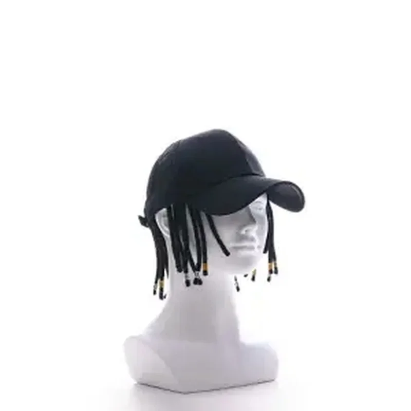 Rap Reggae Cold Bonnet Men Hip Hop Knitted Hat Dread Locks Hat Men Locks Wig Pullover Hat Fashion Punk Beanies for Men