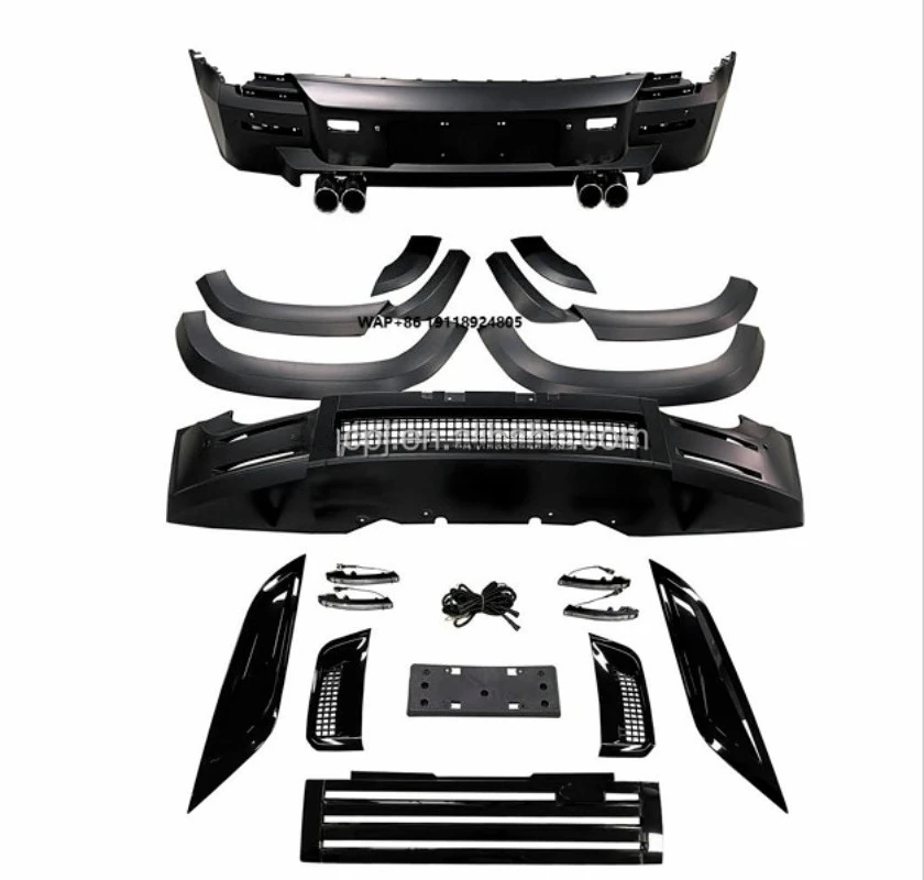 For  Defender 2020- Base Upgrade to Lumma Version Body Kit Front and Rear Bumper Completely Body Kit
