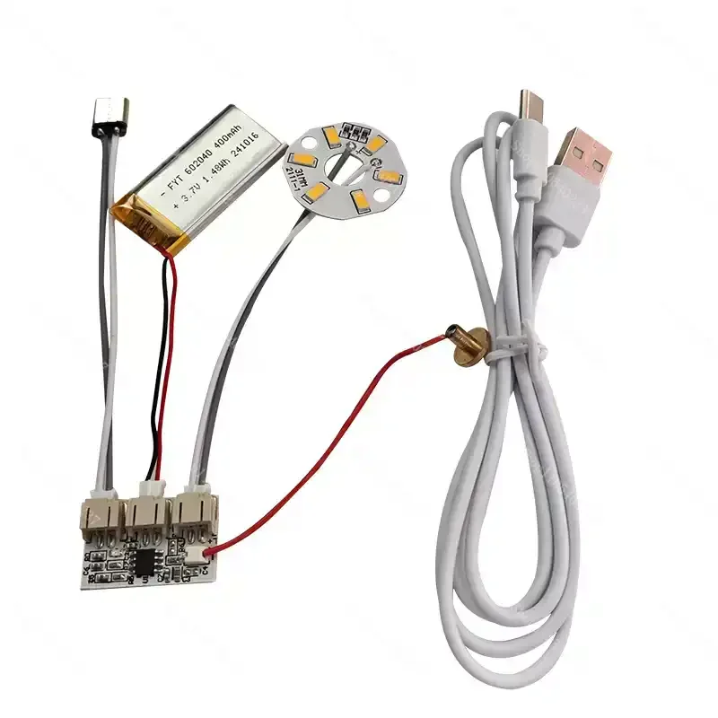 5V Single and Double Color Touch Dimming Color-changing Night Light Type-C Charging Control Board Led Desk Lamp Module