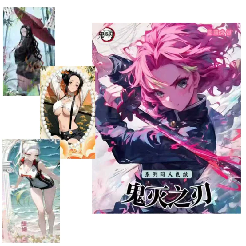 Demon Slayer Acrylic Art Board Set Cards Booster Box Limited Edition SP UR Rare Character Collectible Set For Fans