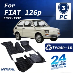Car Floor Mats for FIAT 126p 1977-1992 Accessories Customized Auto Carpets