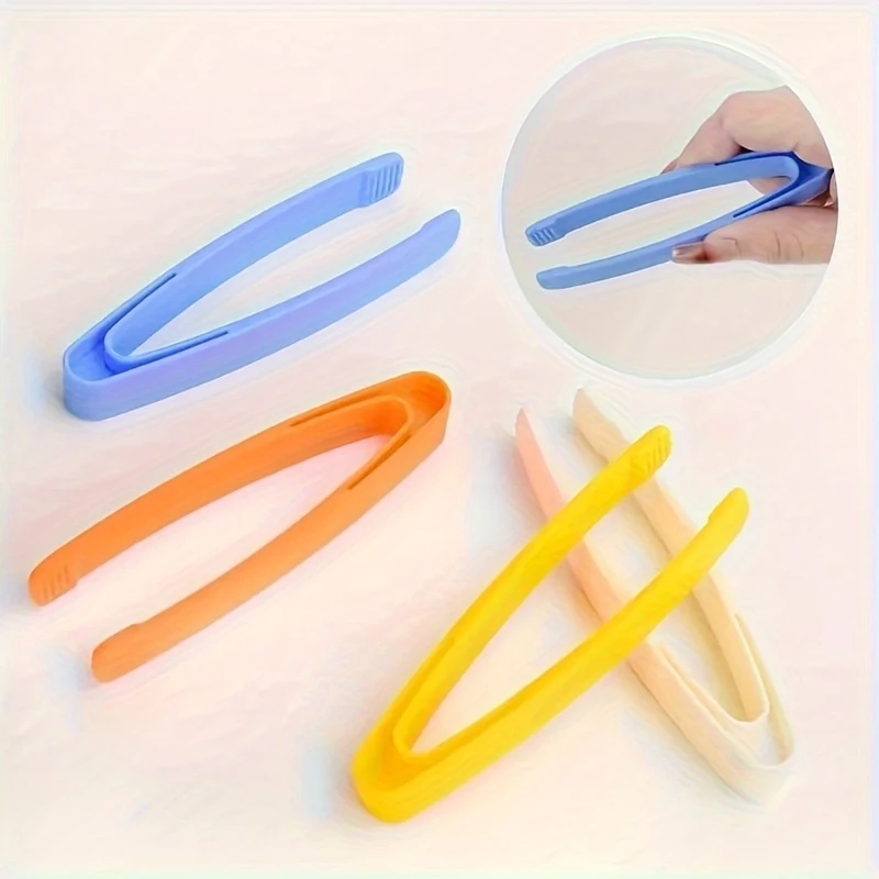 4Pcs Durable Random Color Tweezers Multifunctional Clip for Sports Training Beauty Care First Aid Coordination Learning Auxiliar