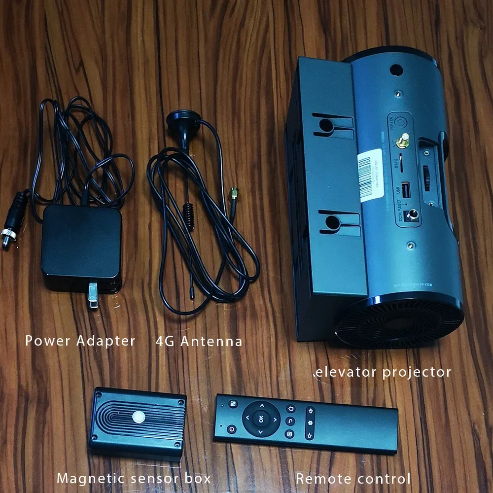 Yinzam New Ads Dispenser W10D Elevator Advertising Projector with 4G WiFi APP HD  Outdoor Indoor Advertising LED Proyector