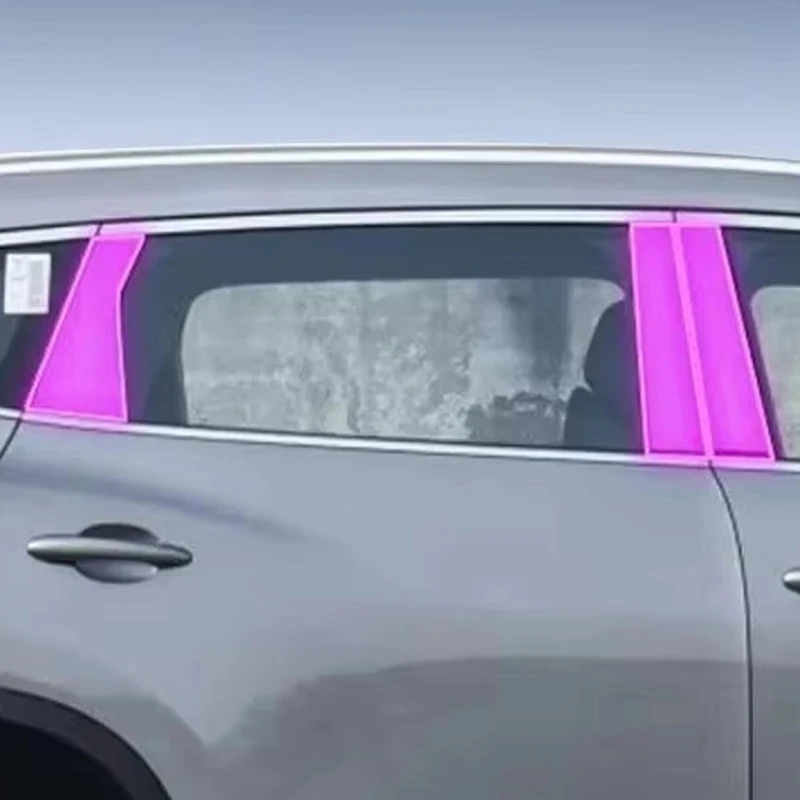 

For EXEED TXL 2024 Car Exterior Car B C window pillar Anti-scratch TPU Protective film Anti-scratch Repair film PPF refit