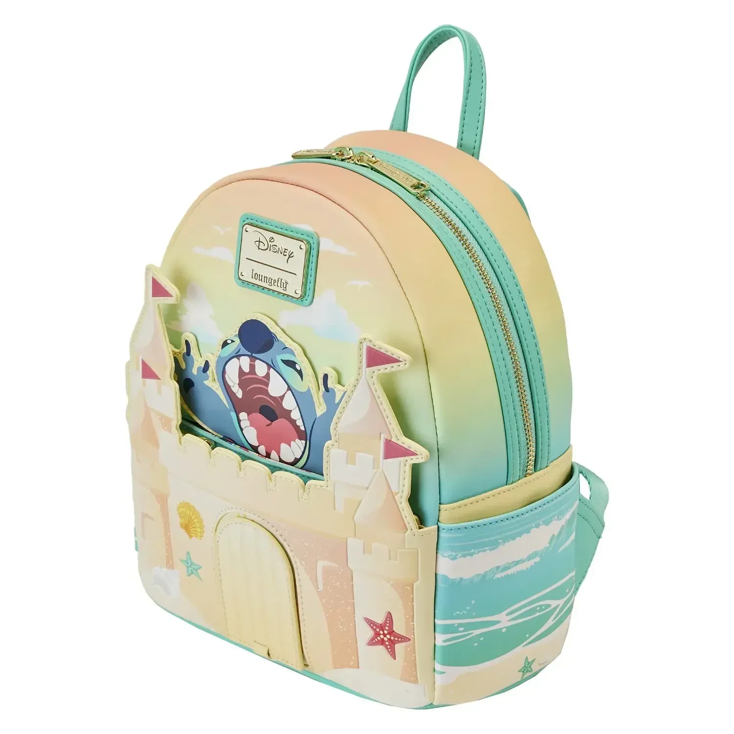 Stitch Cute Kids Backpack PU Leather Pack Travel Girls Ice Cream Stitch Baby Star Wars Handbag for Girls Shoulder Bag