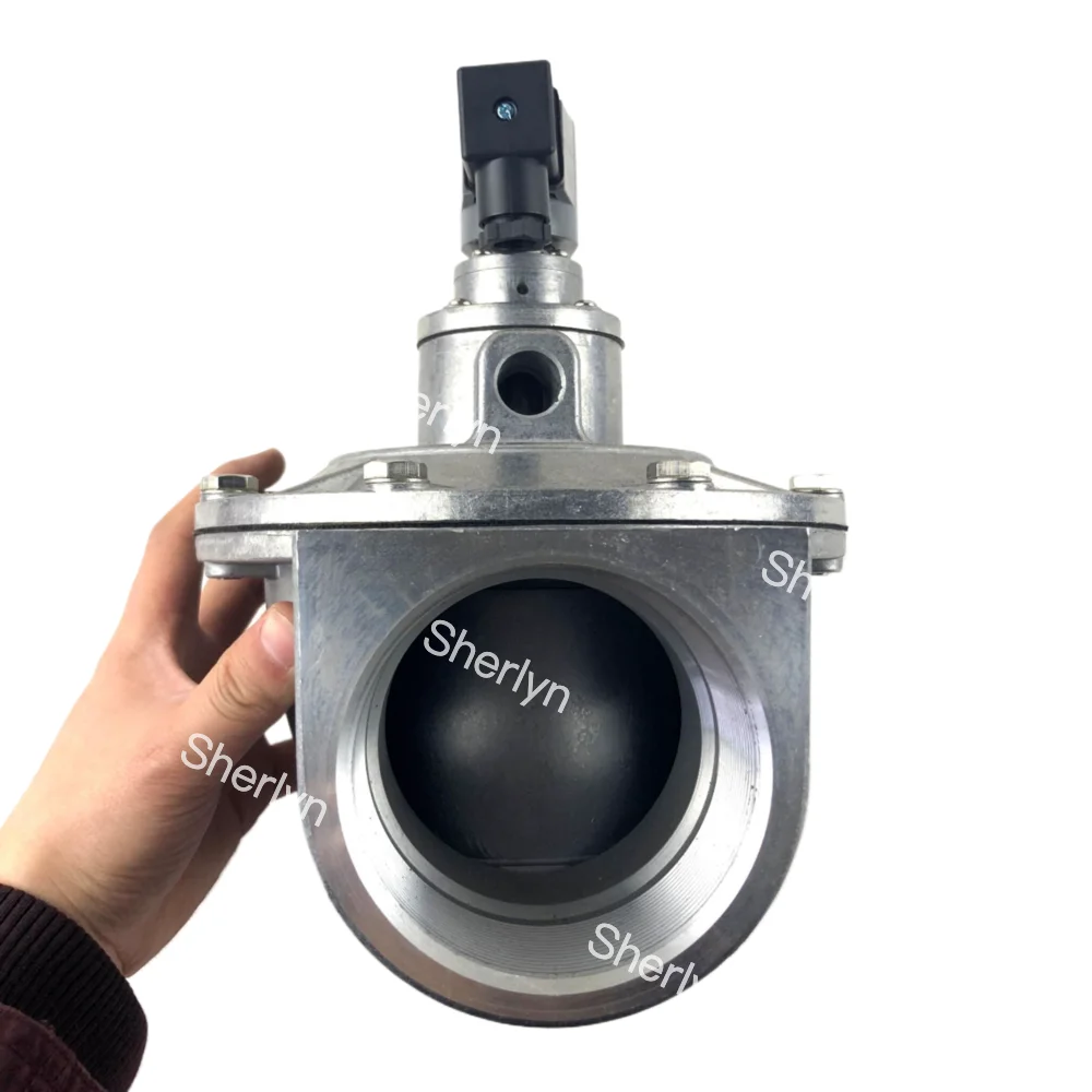 WPS-CA/TG76 3 بوصة صمام الملف اللولبي ذو الزاوية اليمنى صمام النبض صمام إزالة الغبار واتسون