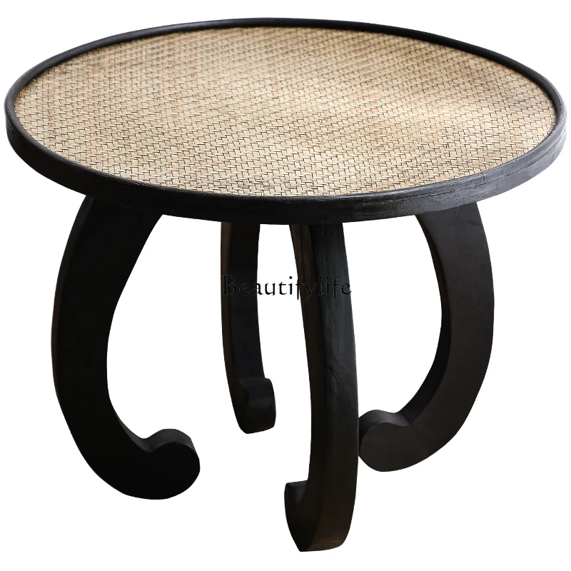 

South East Asia style furniture Thai small coffee table retro sofa edge table