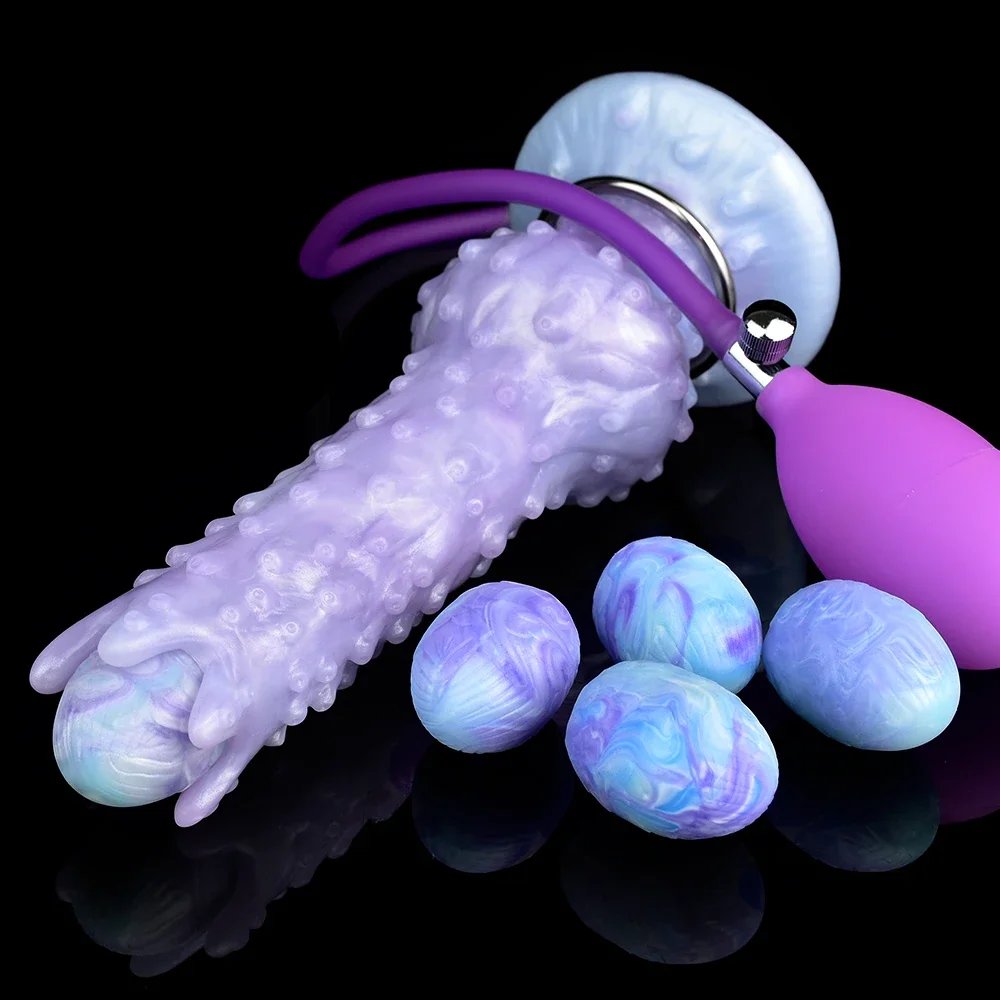 NSFU هوائي Ovipositor الكلب دسار مع لينة انتقادات لاذعة شرجية المكونات قضبان اصطناعية البظر الاستمناء ألعاب جنسية من السيلكون للمرأة الرجال مثلي الجنس