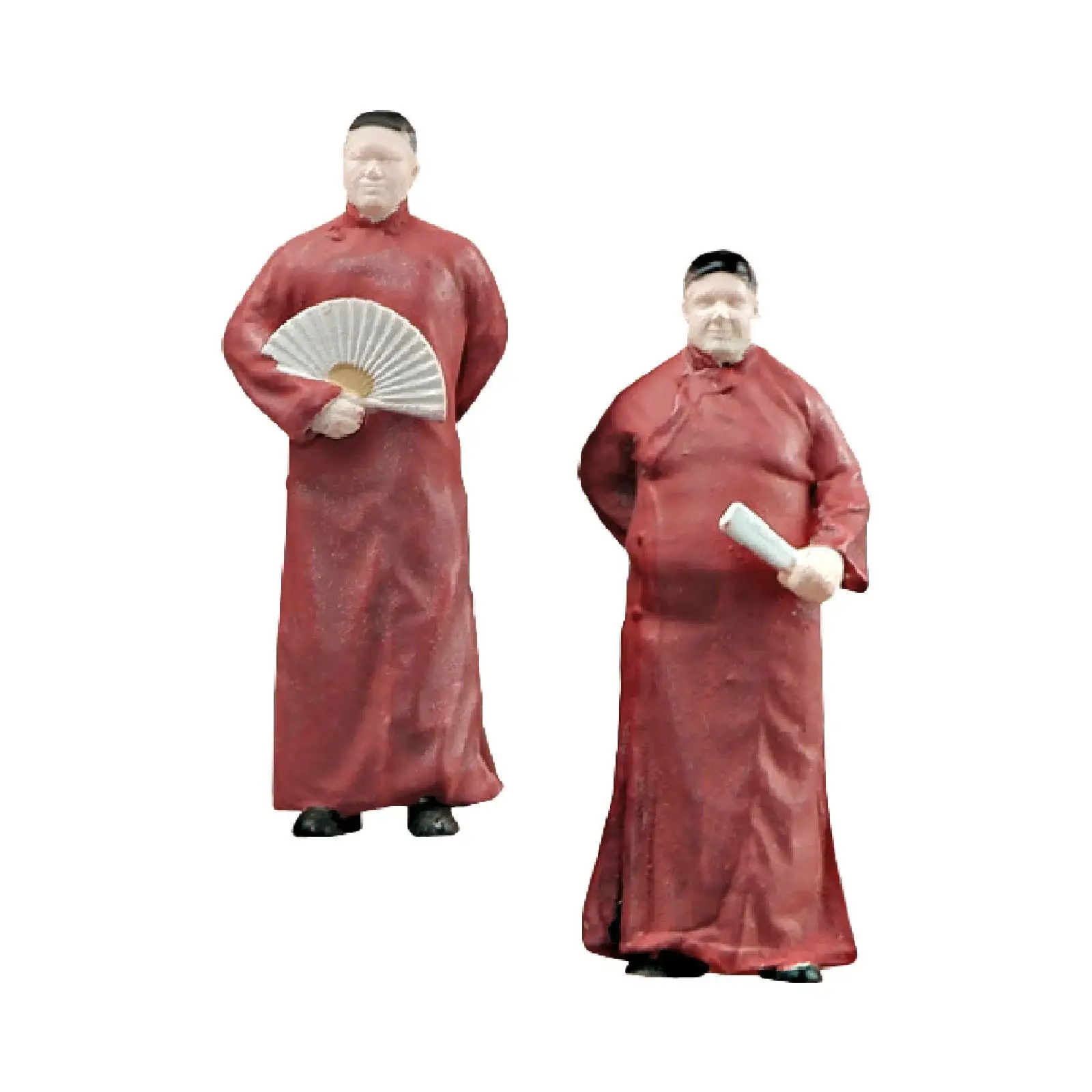 Figurine d'acteur Crosstalk de Type chinois 1:64, petit modèle en résine pour la configuration de Table de sable