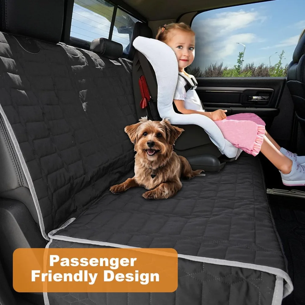 

Dog Car Seat Cover for Back Seat,Washable Bench Seat Cover for Truck,Nonslip Backseat Cover Protector