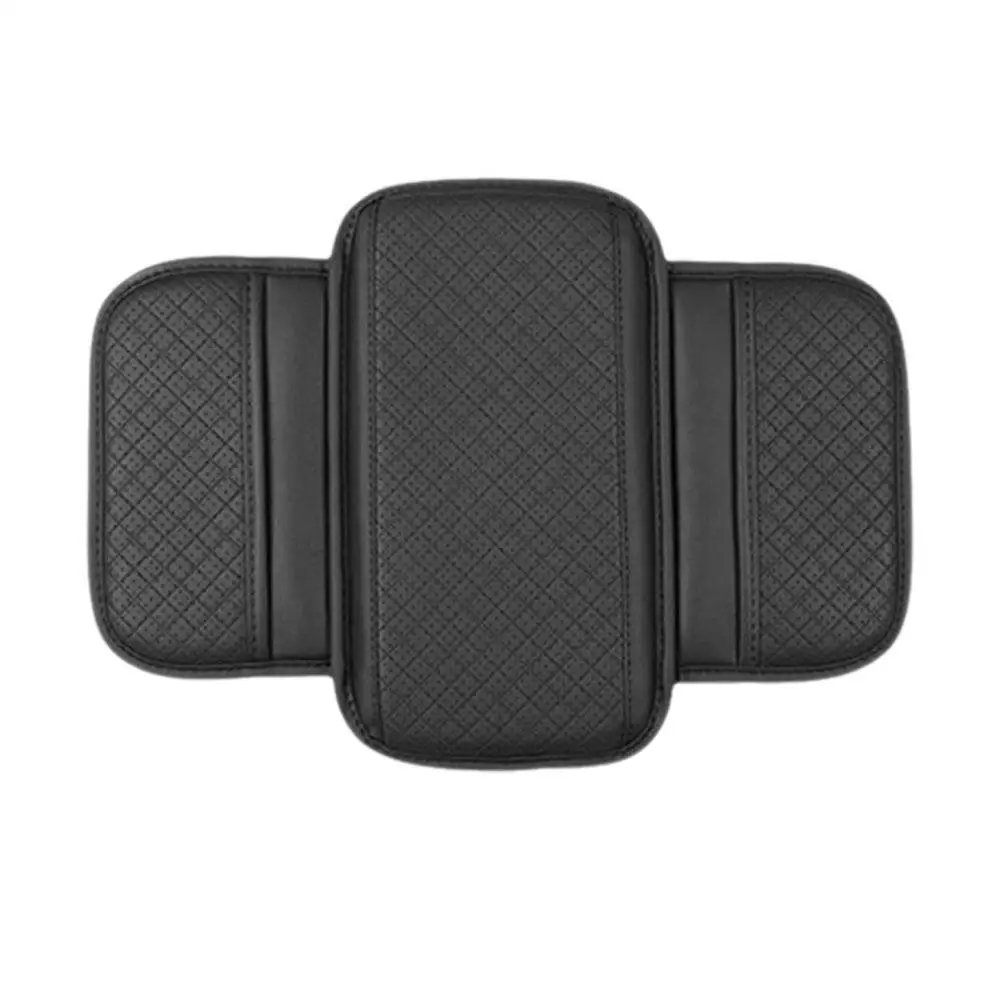 Car Arm Rest Cushion Wear-Resistant Center Console Box Protection Cover Universal Auto Armrest Pad With Storage Pocket