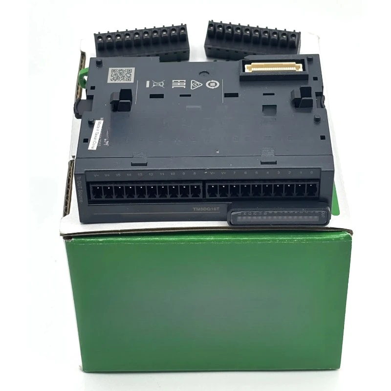 Industrial automation controller with TM3DQ16T PLC logic programming controller