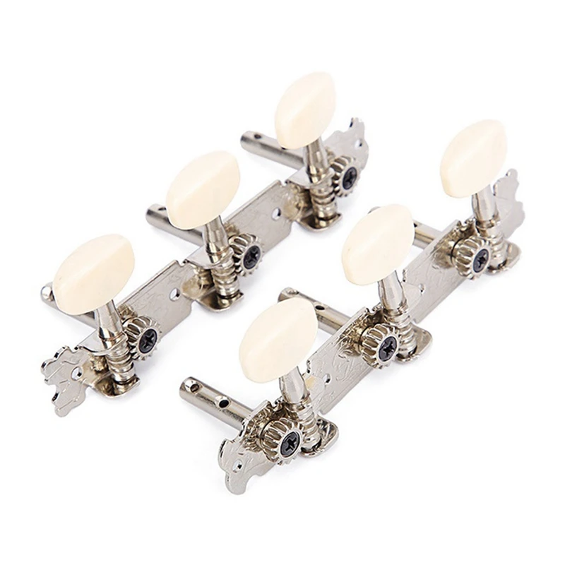 Guitar Tuning Pegs Buttons Guitar Tuning Keys Tuners Machine Heads Replacement Part 3L 3R 2Piece