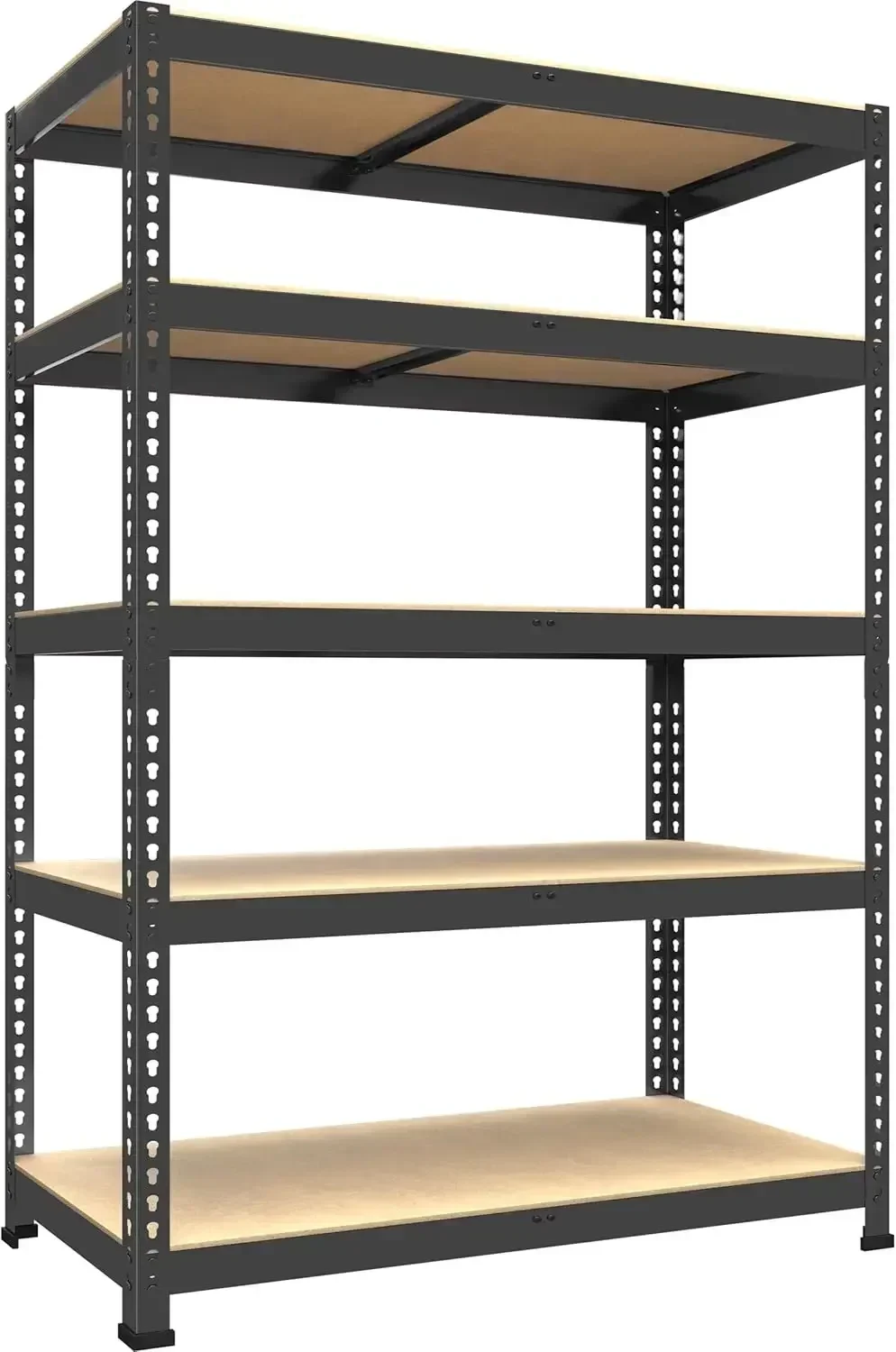 Heavy Duty Storage Shelves Adjustable Garage Storage Shelving, Metal Storage Utility Rack Shelf Unit