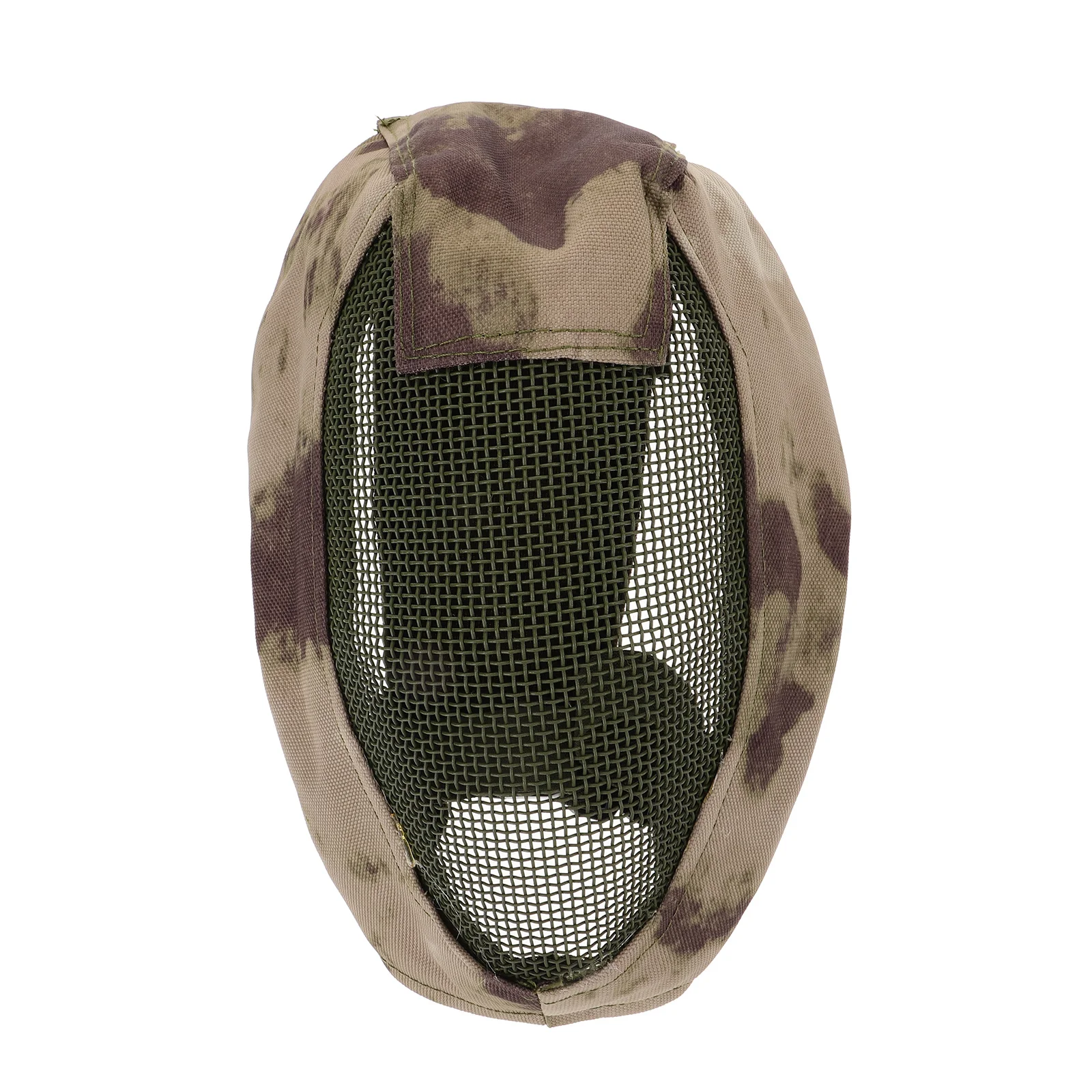 

Metal Mesh Full Face Fencing Mask Protective Face Guard Adjustable Comfortable Head Strap for Outdoor Games Training Protective