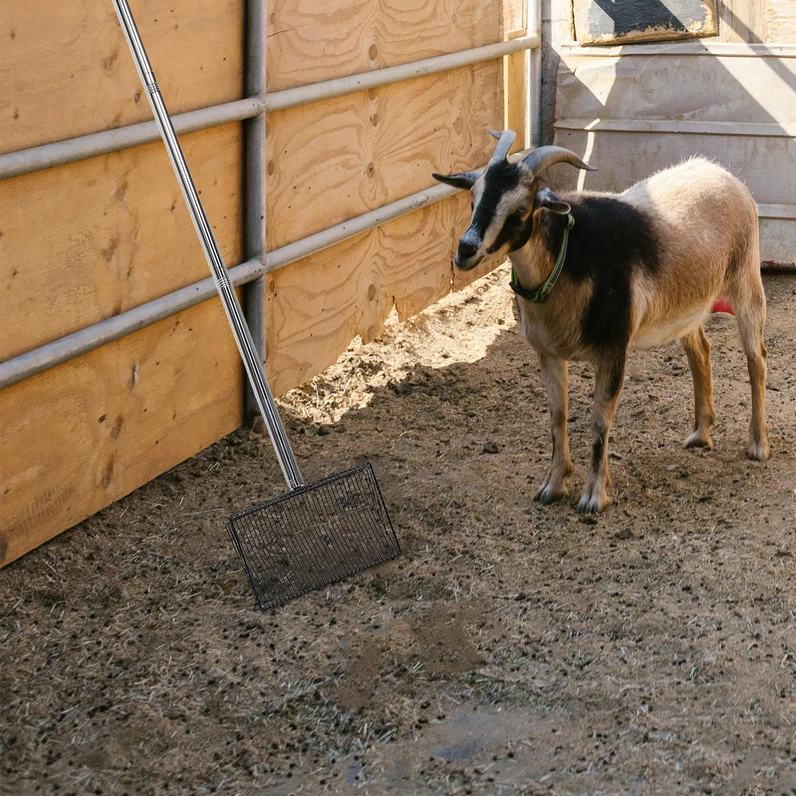 

Совок с длинной ручкой, металлический, широкий, для уборки отходов на птицефермах, инструмент для очистки помета животных, для курятников