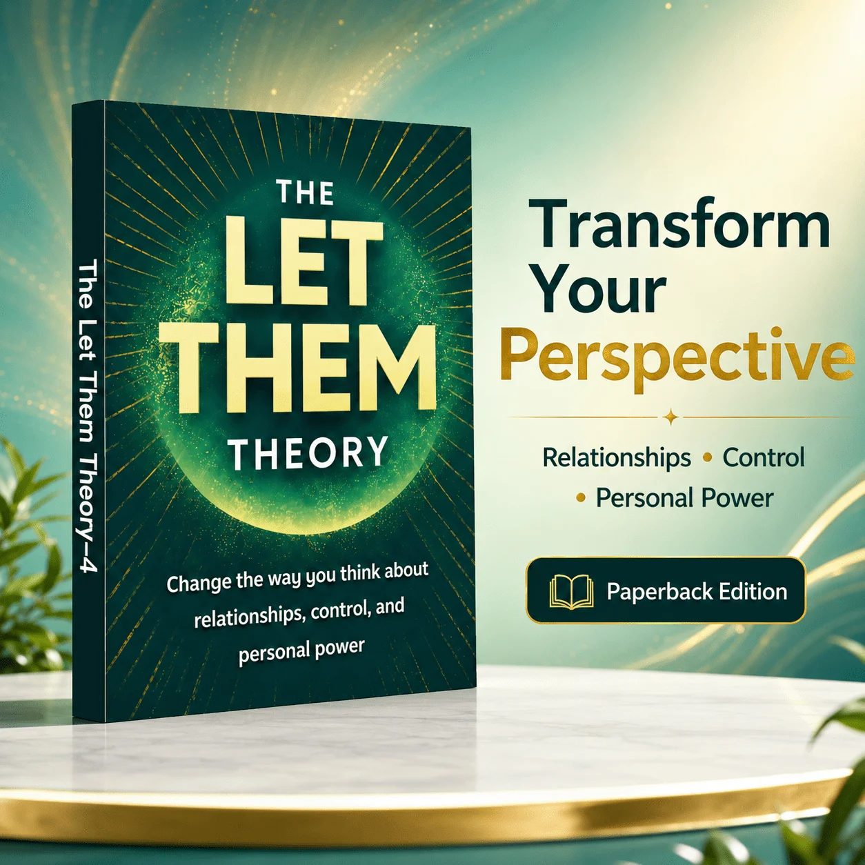The Let Them Theory Book Self-Help and Personal Growth Guide to Rethink Relationships, Release Control, Set Healthy Boundaries