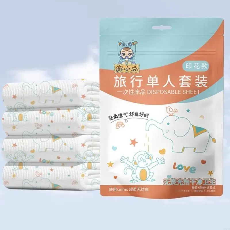 1Set Disposable Bed Sheets Covers Set For Quick Changes In Hospitals Guest Houses And Outdoor Adventures