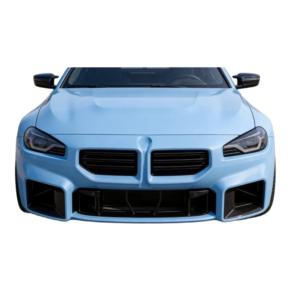 3 Pack Car Front Bumper Center Lower Grille Mesh Guard For BMW for g87 M2 2023-2025 (after June 2023) Front Lip, Center Grille