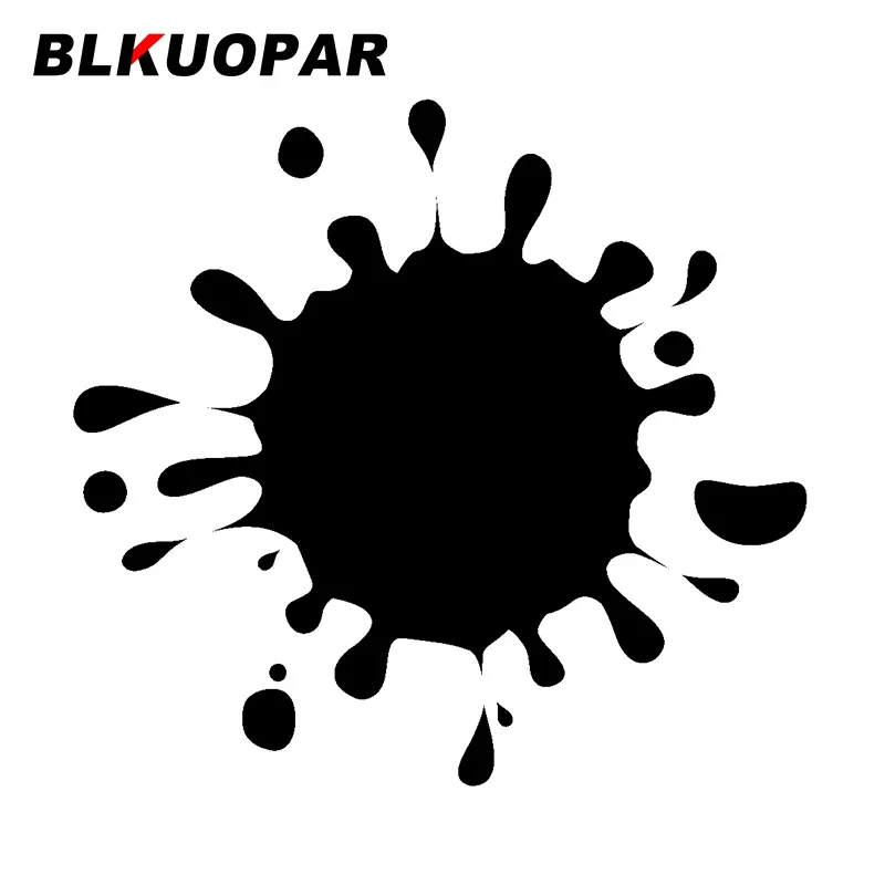 BLKUOPAR for Black Ink Splatter Car Stickers Simple Creative Decals Die Cut Scratch-Proof Air Conditioner Helmet Decor Car Label