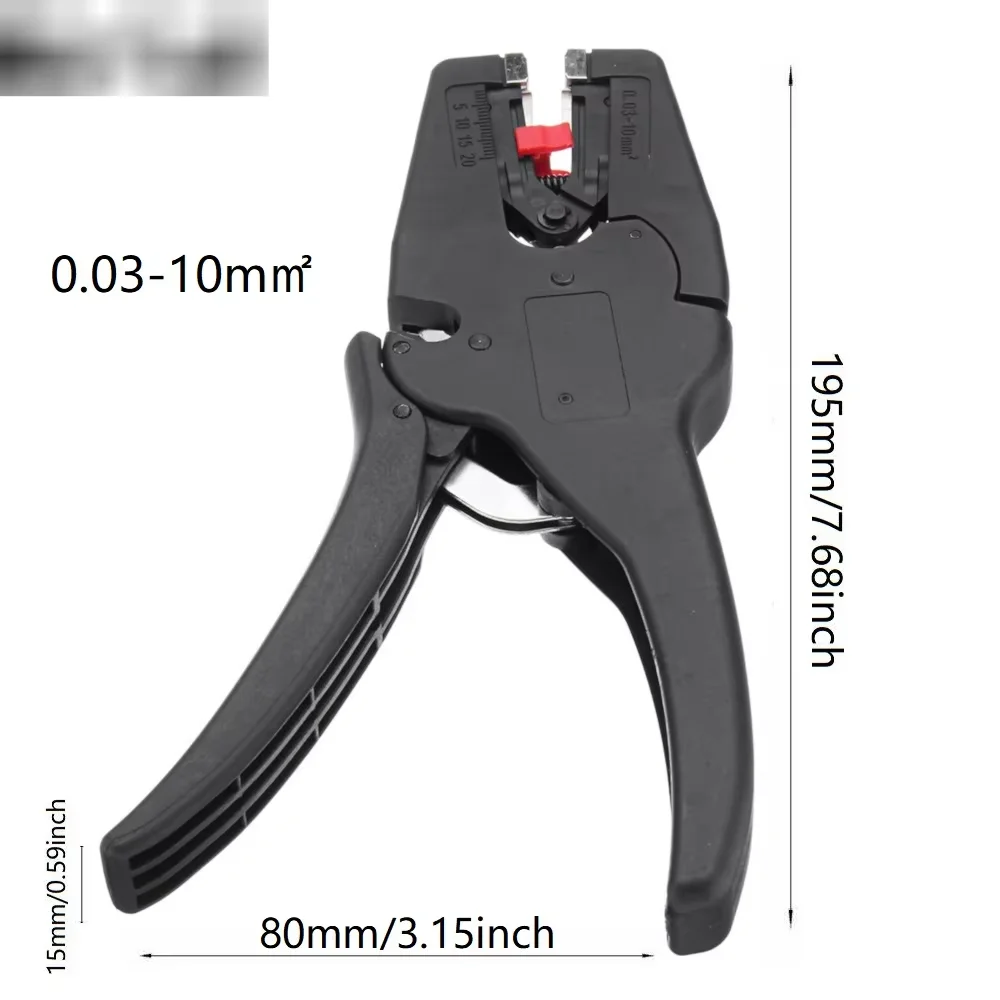 0.03-10mm Wire Stripper Flat Nose Insulation Electric Crimper Stripping Pliers for Self-Adjusting Hand Tools