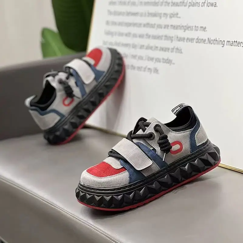 

Men's Sporty Jester Shoes 2026 New Spring Original Big Head Thick Bottom Heightening Casual Board Shoes Fashionable Youth Trend