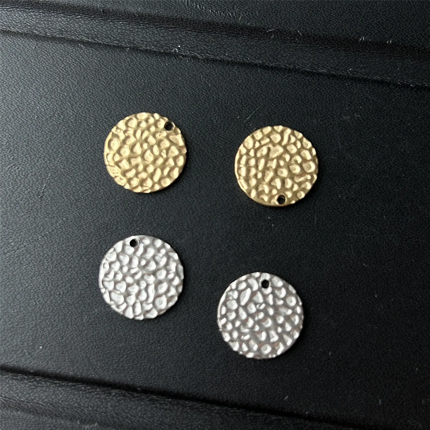 10PCS/ lot Stainless Steel Coin Disc Charm Round Disc Charms For Jewelry DIY Making Necklace Bracelet Accessories