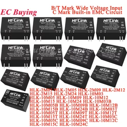 10W HLK-10M03 10M05 10M09 10M12 10M15 10M24 2M03 2M05 2M09 2W 220v to 3.3V/5V/9V/12V/15V/24V AC-DC Isolation Switch Power Module