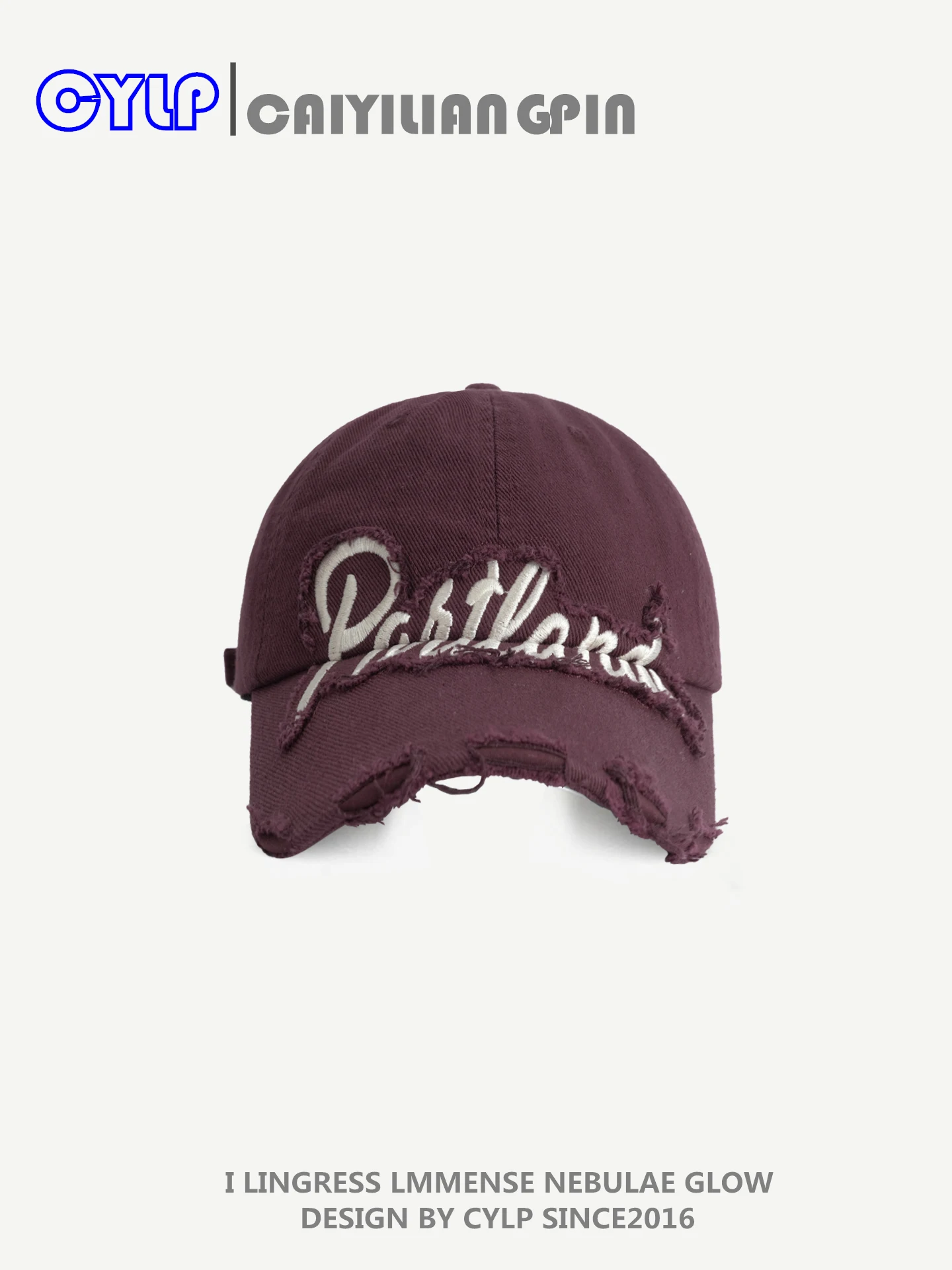 غسلها نحى حافة مطرزة لينة قبعة بيسبول الوجه التخسيس تنوعا قبعة منقار البط الرجال العصرية #1