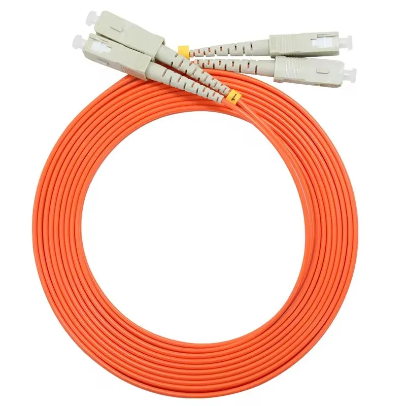 

YOUYSI 10PCS 1000Mbps Multimode fiber jumper SC-SC fiber patch cord SC/UPC-SC/UPC MM Duplex OM2 1m 2m 3m 5m 10m