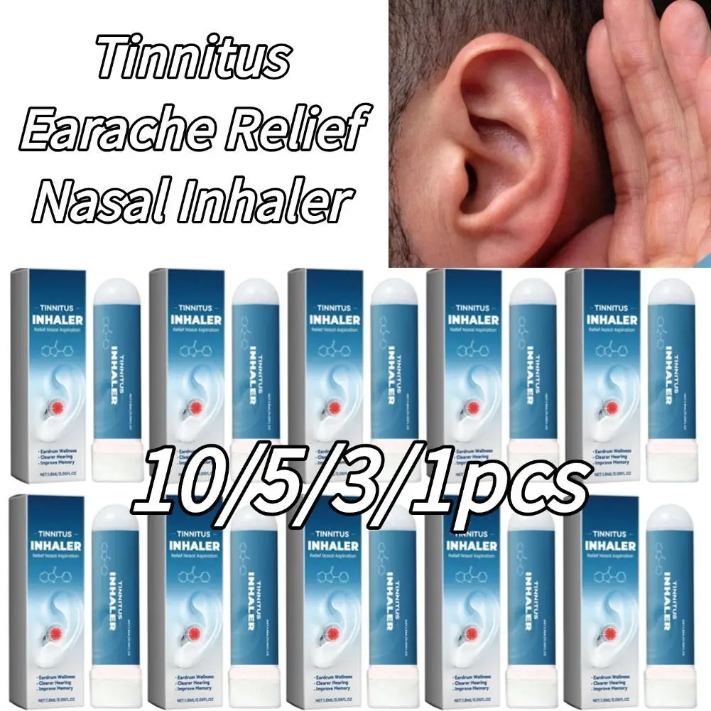 

10/5/3/1pcs Tinnitus Earache Relief Nasal Inhaler Improving Listening Skill Portable Ringing Earache Pressure Relief Health Care
