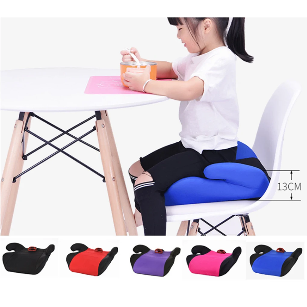 Baby Car Safety Seat Pad With Non-Slip Base Securely Fastened Lightweight Boosters Can Be Safely black