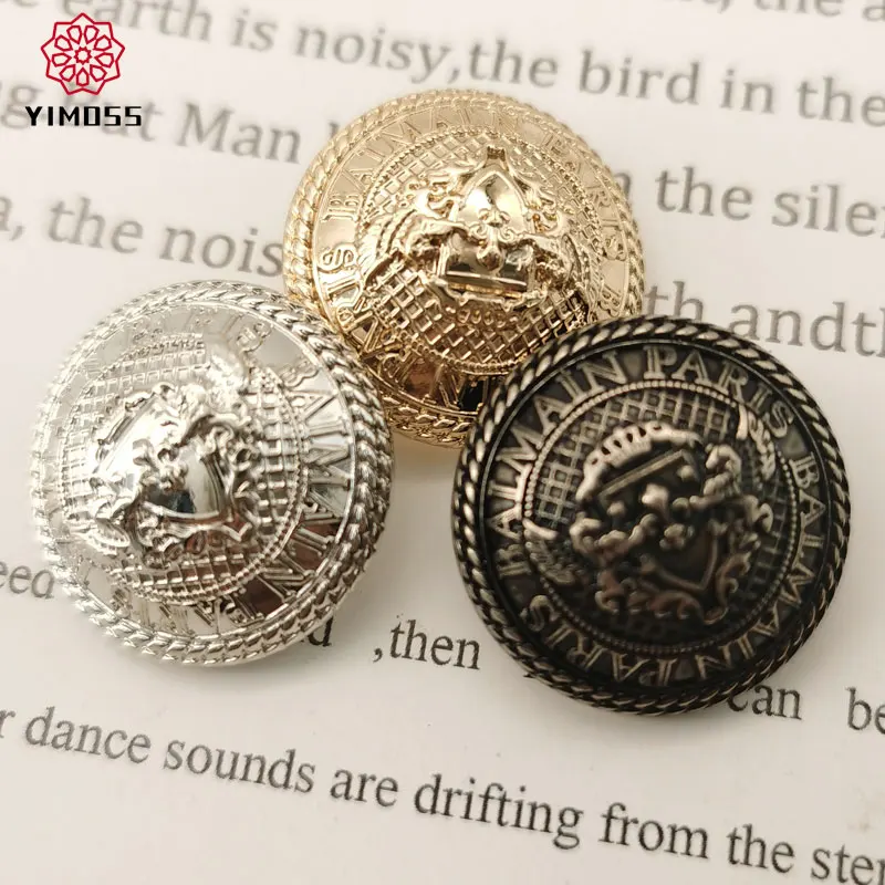 Designer-Knöpfe für Damen, Marke Luxus, DIY-Bastelbedarf, handgefertigte Kleidungsstück, Mantelknöpfe, Nähzubehör, neu, 6 Stück, 18/20/25 mm – Detail 1