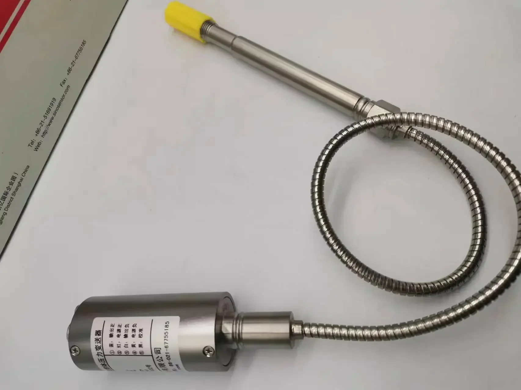 PT124B-123-35MPA-1/2-152/460 (salida: 3,3 mv/v) Sensor de presión de fusión