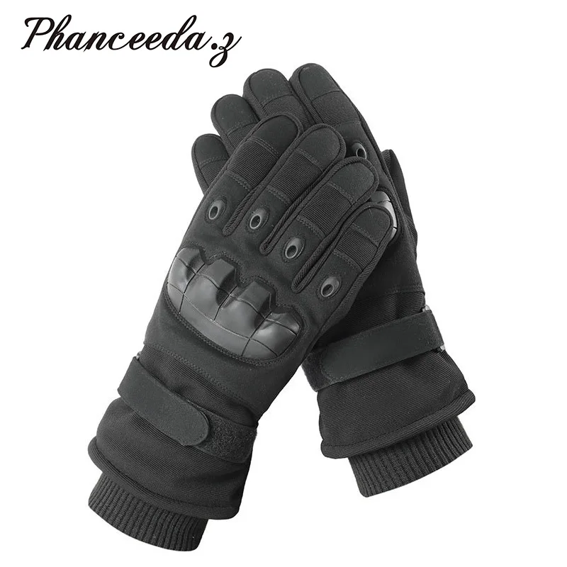 Waterproof Cycling Gloves Winter Touch Screen Bicycle Gloves Outdoor Scooter Windproof Riding Motorcycle Ski Warm Bike Gloves