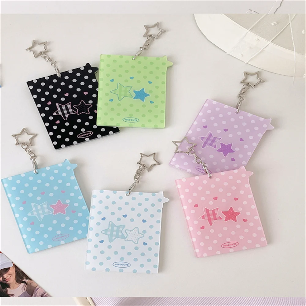 Bow Star Card Cover 3-Inch Star Card Storage Card Cover Protective Cover Polaroid Card Storage Cover Document Protection Cover