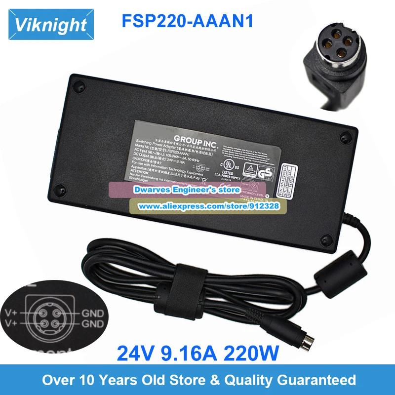

FSP220-AAAN1 AC Adapter 24V 9.16A 220W Charger For 3DP-25-4E 3DP-25-4D 3DP-25-4C 3DP-25-4B Up Box 3DP-25-4A 3D PRINTER