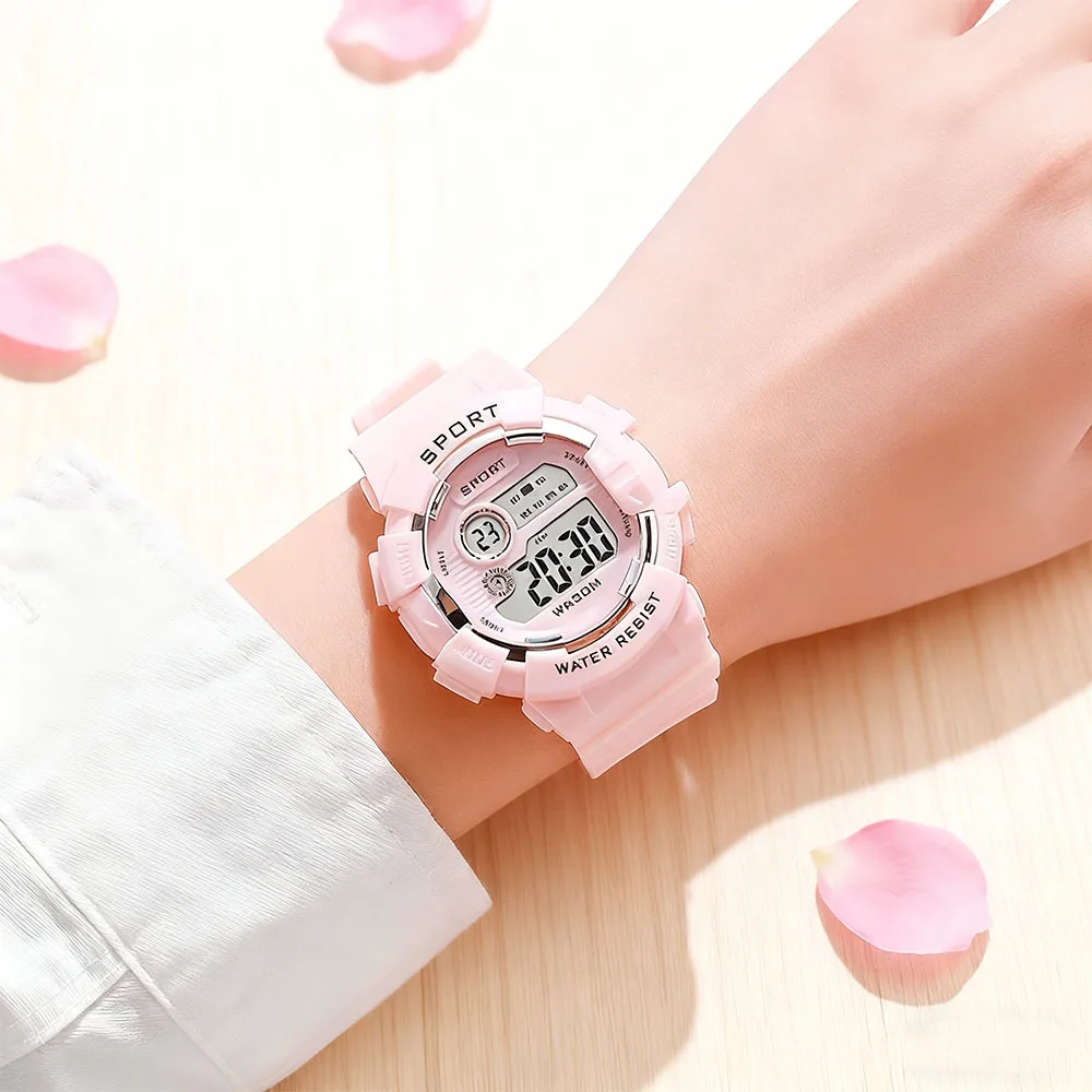 ساعة طالب متعددة الوظائف للأطفال، ساعة رقمية رياضية عصرية، ساعة منبه مضيئة، ساعة ذكية للأطفال، هدية #4