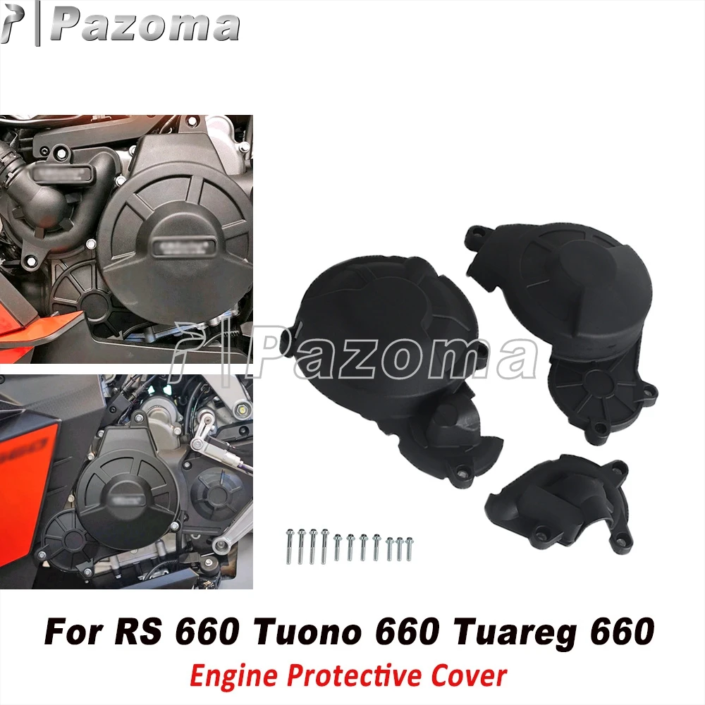 Engine Protection Cover Motorcycle Engine Guard Protective Case Covers For Aprilia Tuareg660 Tuono660 RS660 2021 2022 2023 Nylon