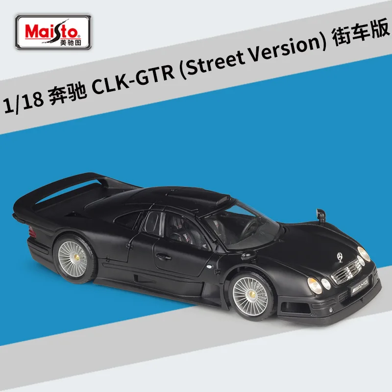 Maisto 1:18 Mercedes-benz Clk-gtr Clk Gtr Street Car Version Of The Simulation Alloy Car Model Toy Gift Accessories